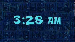 3:28 AM  SpongeBob Time Card #12