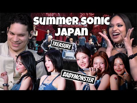 Waleska & Efra react to BABYMONSTER| TREASURE | SUMMER SONIC