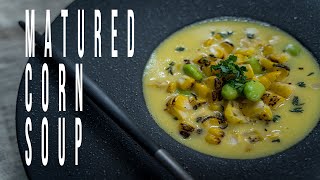 How to make matured corn soup from scratch.