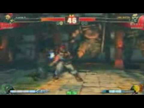 Street Fighter 4 - Aojiru Guile (BI) vs Kanbara (GO)