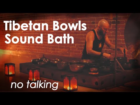 Tibetan Bowls Sound Bath 🧘‍♀️ Singing Bowls Only (no talking) Video