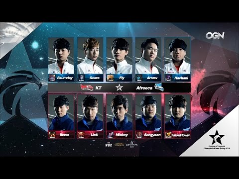 KT vs AFS Game 1 Highlights - KT ROLSTER vs AFREECA FREECS - LCK Week 11 - SPRING 2016