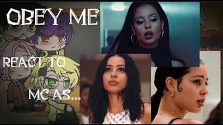 Obey me react to F.Mc as Mady Perez