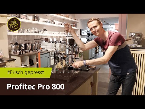 Freshly pressed espresso - The Profitec Pro 800