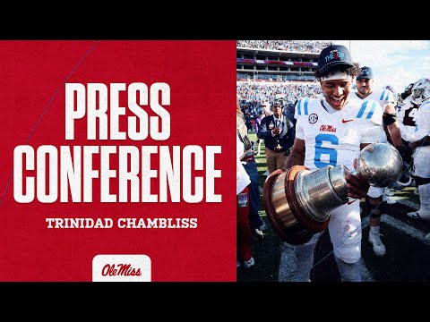 PRESSER | Trinidad Chambliss - Postgame at Mississippi State (11-28-25)