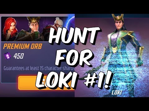 Hunt For Loki #1 - 30x Premium Orb Opening + 10x Storm Orbs! - Marvel Strike Force