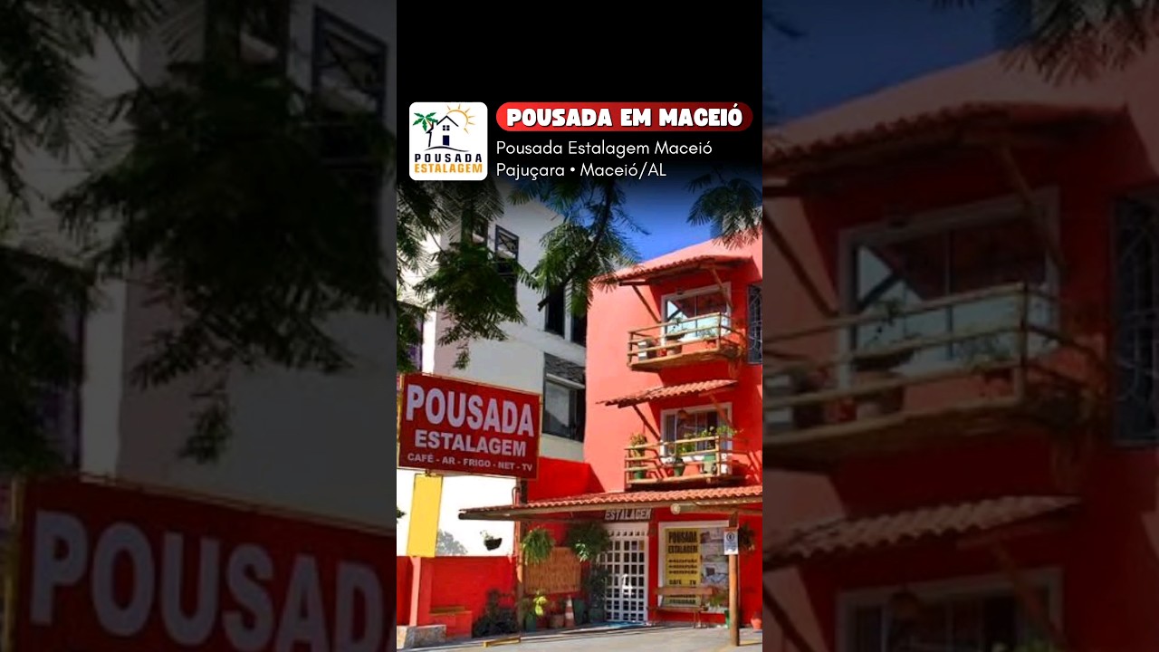 Pousada Estalagem Maceió• Bairro Pajuçara #viajarbarato #hoteis #hospedagem #maceio #alagoas
