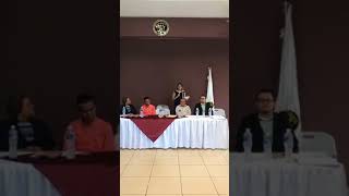 La Presidenta del Colegio de Abogados de Honduras Anny Ochoa y el Abogado José Manuel Salgado Presid