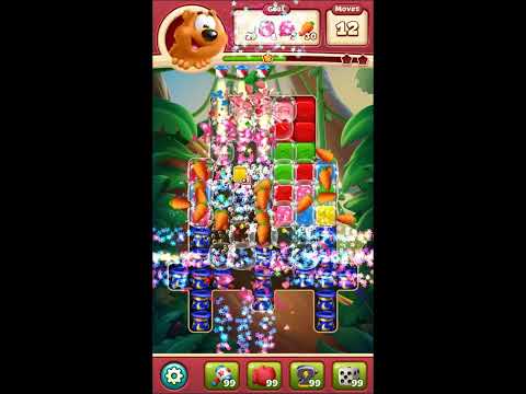 Toon Blast Level 6203 - NO BOOSTERS 🐻🐺🐱 | SKILLGAMING ✔️