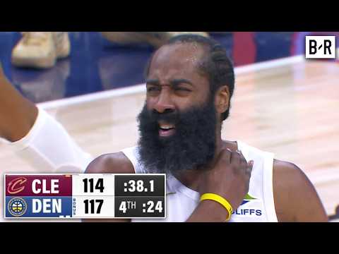 James Harden is Clutch 🔥 Cavs vs. Nuggets Wild Ending