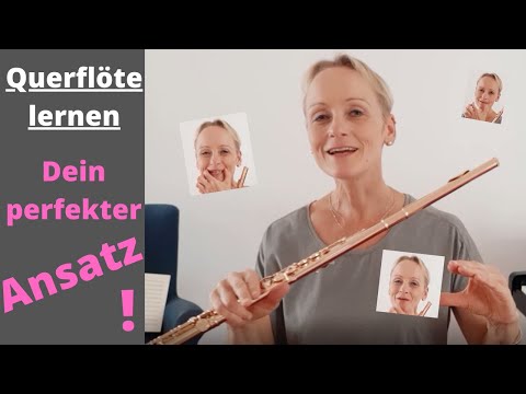 Querflöte lernen: Dein perfekter Ansatz, wie Du ihn optimieren kannst und worauf Du achten musst.