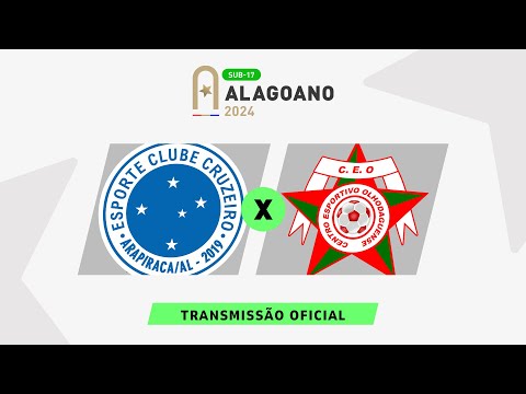Cruzeiro x CEO (30/03/2024) - ALAGOANO SUB 17 - 4ª RODADA