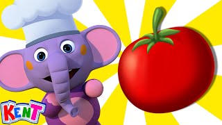 Tomato Song + Fruit Song and many more #kidssongs and #nurseryrhymes | Kent The Elephant
