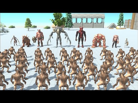 INFERNALS VS x50 WEAKEST UNITS FROM EACH FACTION  - Animal Revolt Battle Simulator