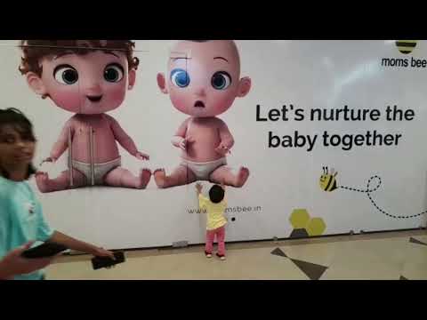 Insiya playing in a mall.   #twin baby #cutey #kids #kidsvideos #kids channel #cute