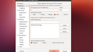 How to install putty (SSH and telnet client) in ubuntu Linux