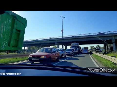 Jutarnja špica u Zagrebu | Gužve na ulazu u Lučko 4.5.2020.