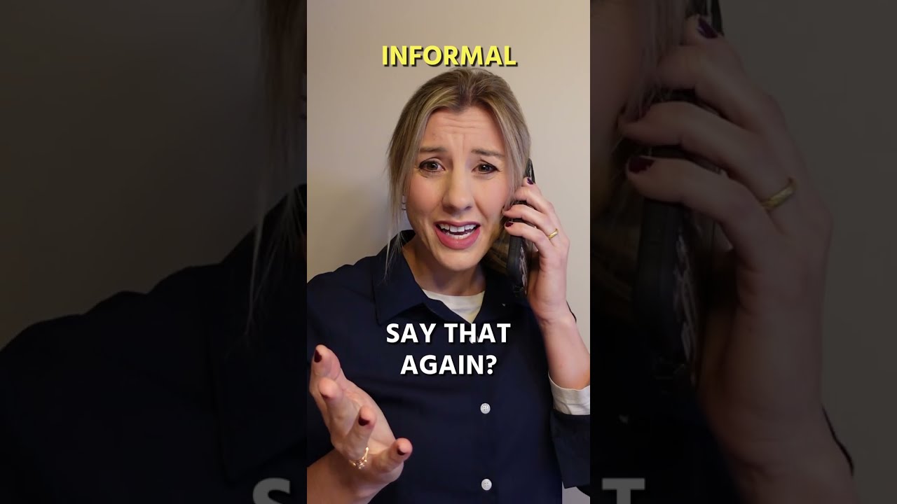 Formal and informal phone call English