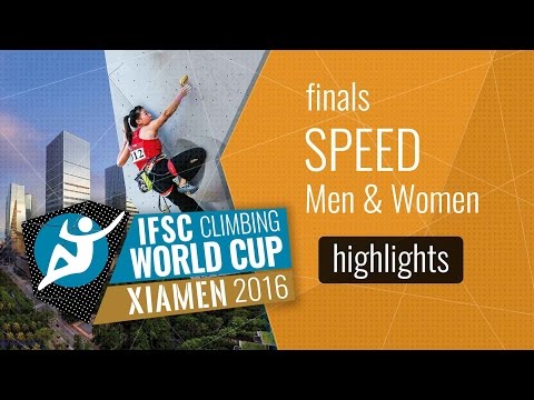 IFSC Climbing World Cup Xiamen Highlights Speed Finals