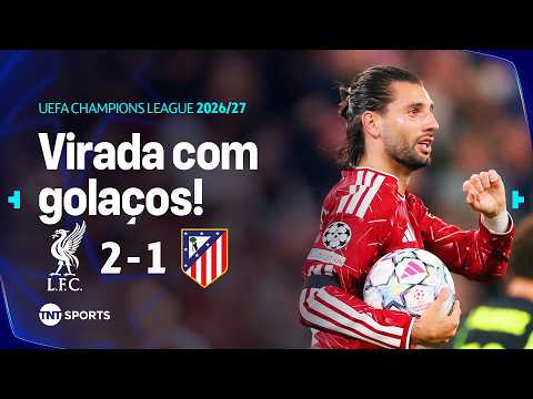 LIVERPOOL VENCE COM ASSISTÊNCIA DE LETRA E GOLAÇO DE FORA DA ÁREA! LIVERPOOL 2X1 ATLÉTICO DE MADRID