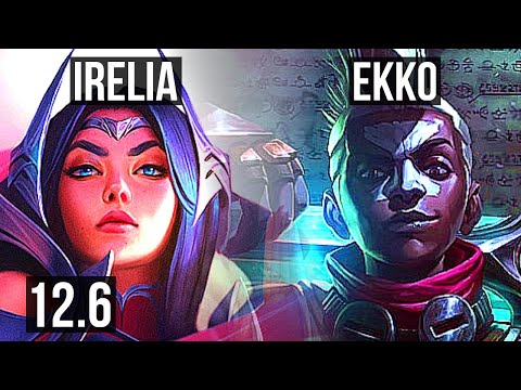 IRELIA vs EKKO (MID) | 5/0/7, 300+ games | KR Master | 12.6