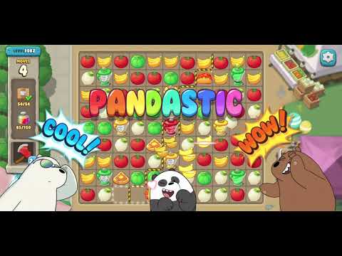 We Bare Bears Match3 Repairs Level 1082 - No Boosters