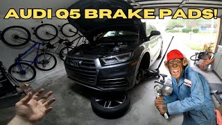 How to Change Brake Pads on a 2018+ Audi Q5!! B9 Audi Q5 Brake Pads