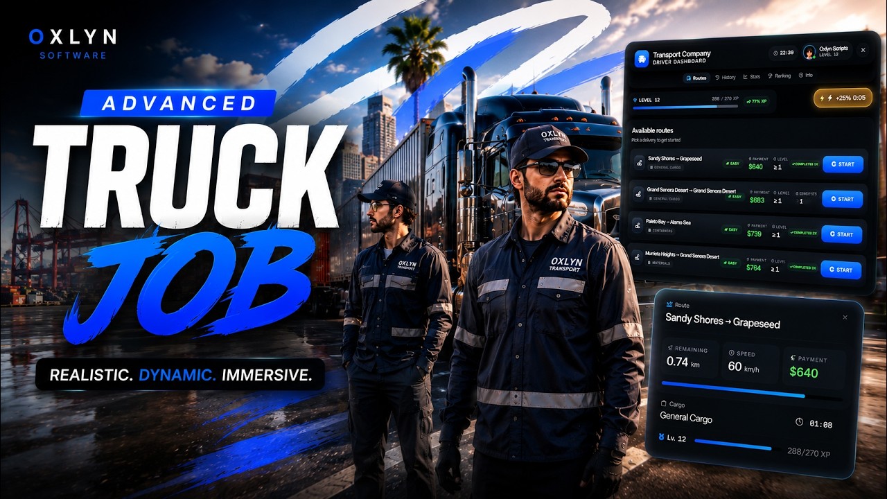 Oxlyn | Truck Job System