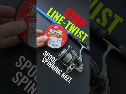 Spool ANY Fishing Line onto Spinning Reel #braid #fluro #mono #fishing