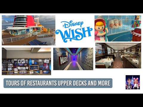Thumbnail for Disney Wish Cruise Tour  | Upper decks | Pools | 1923 | Gym  | Walk with me