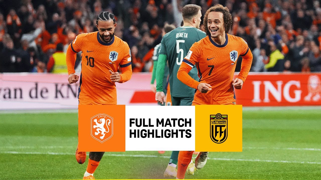 Netherlands vs Lithuania | European 2026 World Cup Qualifiers
