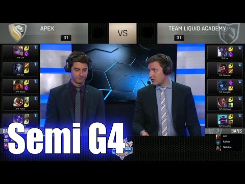 Apex vs Team Liquid Academy | Game 4 Semi Finals S6 NACS Spring 2016 | APX vs TLA G4