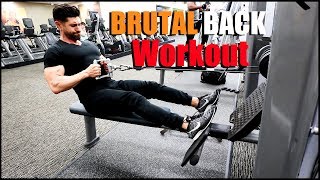 Get a BIGGER Back | alpha m. Workout vlog (WARNING: Not For Beginners)