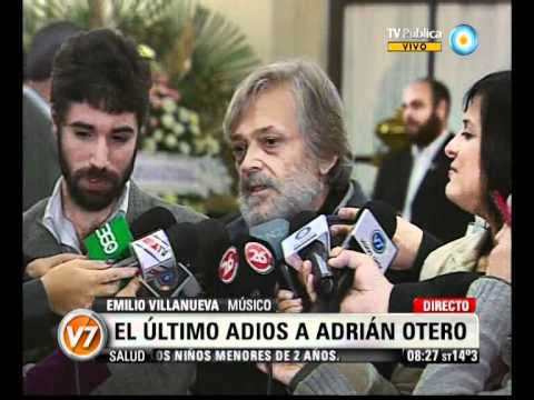 Visión Siete: El último adiós a Adrián Otero, lo despiden sus amigos músicos