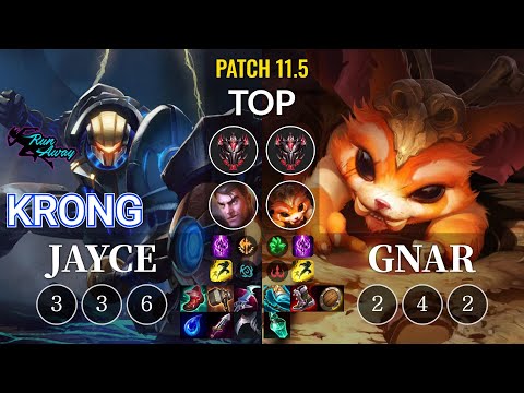 RNW KronG Jayce vs Gnar Top - KR Patch 11.5