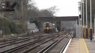 preview picture of video 'South Western Main Line at Weybridge'