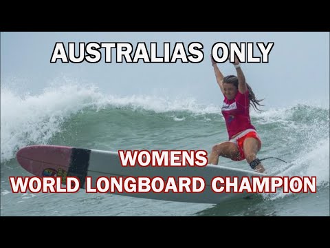 AUSTRALIAS ONLY WSL WOMENS WORLD LONGBOARD CHAMPION