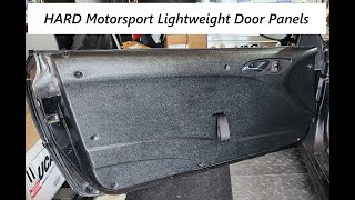HARD Motorsport Lightweight Door Panels - BMW E46 M3