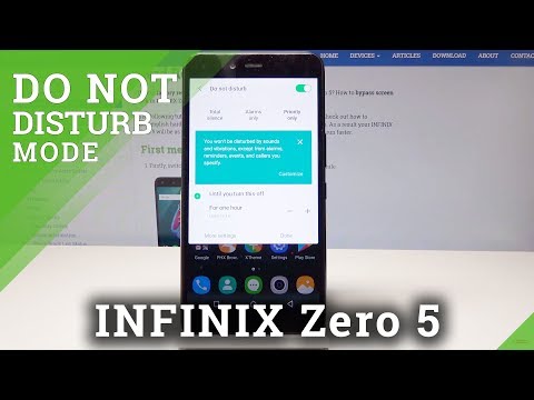 How to Set Silent Mode on INFINIX Zero 5 - DND Mode / Audio Modes