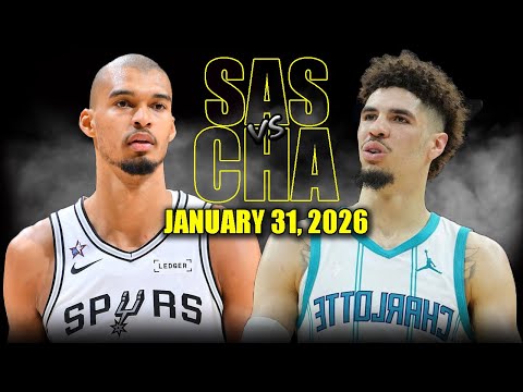 San Antonio Spurs vs Charlotte Hornets Full Game Highlights – January 31, 2026 | NBA Season