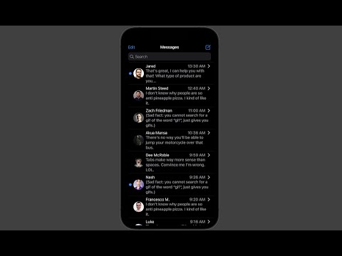 SwiftUI: Composing the Contacts List of the iOS Messages App