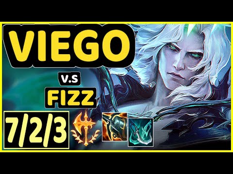 VIEGO vs FIZZ - 7/2/3 KDA MID GAMEPLAY - NA Ranked GRANDMASTER