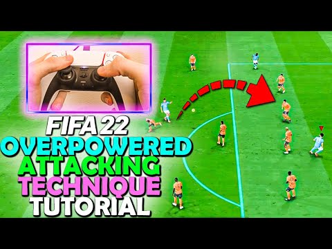 This ATTACKING TECHNIQUE is OVERPOWERED in FIFA 22 - FIFA 22 ATTACKING TUTORIAL