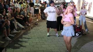 Kpop&amp;JHKTV]Blackmist(Indonesia) Michelle in hongdae SHOOTING STAR-XG 홍대케이팝 인도네시아 미셀 슈팅스타