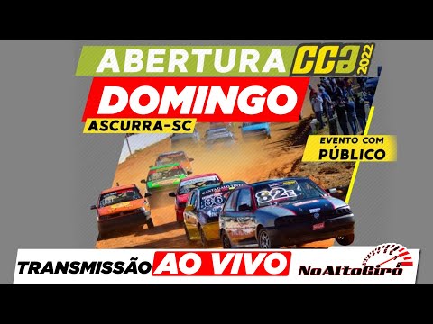 [DOMINGO] 1ª ETAPA CCA 2022 - ASCURRA/SC - CAMPEONATO CATARINENSE DE AUTOMOBILISMO