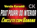 Chiclete Com Banana Pot Pourri Do Interior Balão Dourado Karaokê