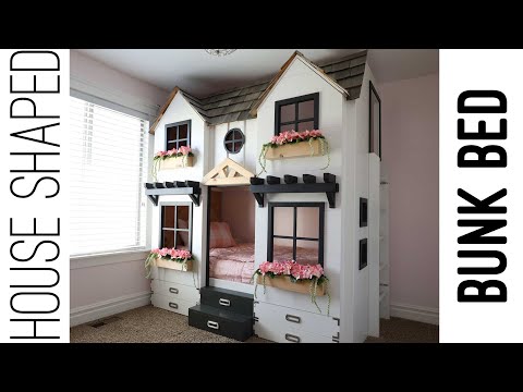 How to Build a DIY House Bunk Bed