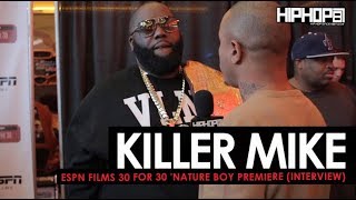 Killer Mike Talks Favorite Ric Flair Moment, his SWAG Barbershops &amp; More (ESPN &#39;Nature Boy Premiere)
