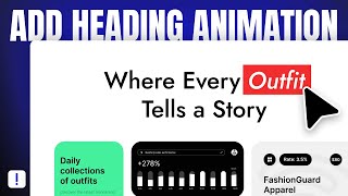 Heading Animation in WordPress! The Secret Designers Use 🤫 (No Coding)
