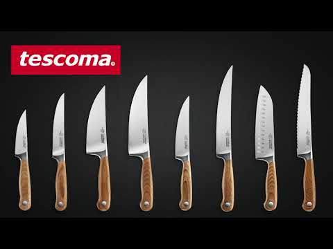 Нож японски Tescoma FeelWood Santoku 17cm